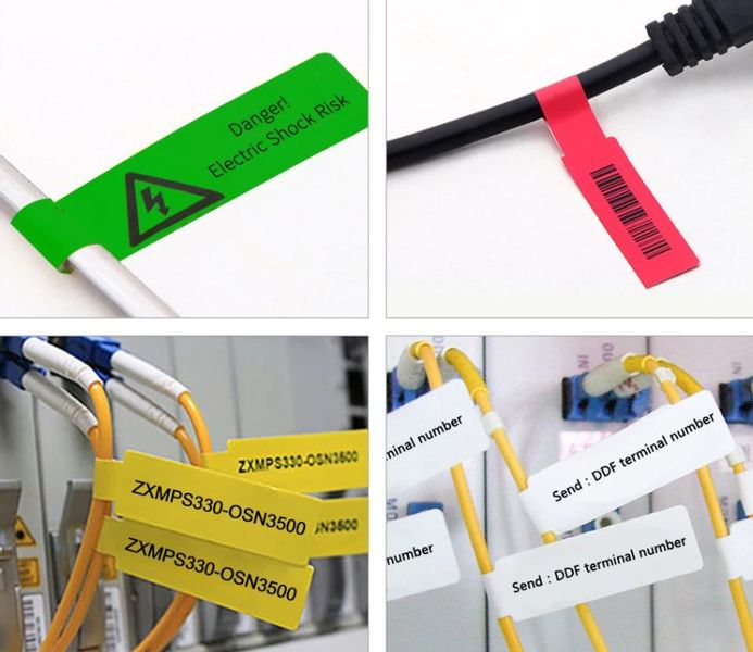 NIIMBOT Naklejki Termiczne DO KABLI12.5x109 65szt 12.5x109_65szt_BIAŁY zdjęcie 5