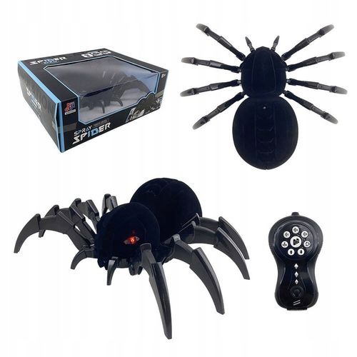 OGROMNY PAJĄK ZDALNIE STEROWANY ROZPYLA MGŁĘ ZIEJE PARĄ OCZY LED PILOT R/C na Arena.pl