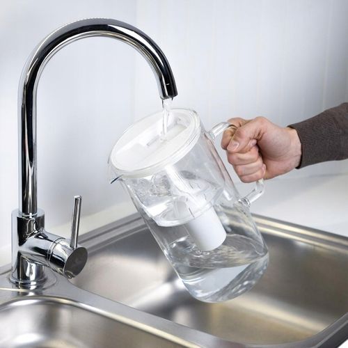 Dzbanek filtrujący szklany Wessper 3l Biały + 10x Filtr aquaclassic 77g na Arena.pl
