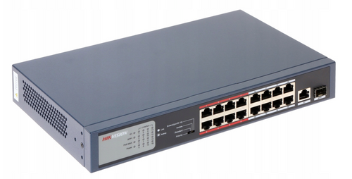 Switch POE do 16 kamer IP DS-3E0318P-E/M HIKVISION na Arena.pl