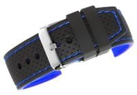 pasek silikonowy czarno-granatowy u17-22-4