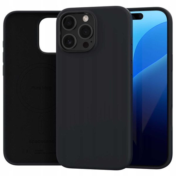 Spacecase Pure Mag Iphone 16 Pro Max Black zdjęcie 4