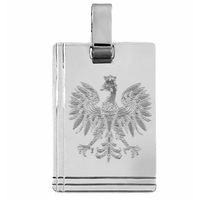 SREBRNY WISIOREK NIEŚMIERTELNIK Z ORŁEM ORZEŁ SREBRO PRÓBY 925 GRAWER GRATIS!