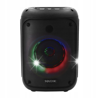 SQUEAK BeatFlow BOOMBOX LED RGB 1000W Bluetooth USB MP3 FM KARAOKE MIKROFON
