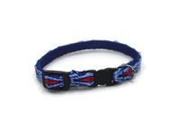 A-060 OBROŻA DLA PSA ROMB 10mm/18-29cm Kolor - Granatowy