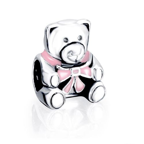 Charms do Pandora - RÓŻOWY MIŚ na Arena.pl