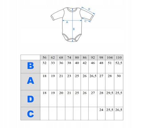 BODY r.110 kawowe miś wzór 708 KSIĘCIUNIO na Arena.pl