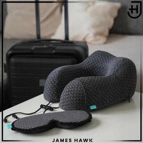 Poduszka podróżna Turystyczna Do samolotu Rogal na szyję z pianką memory 3D na Arena.pl