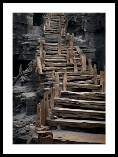 Plakat 29,7x42cm Schody do Nieznanego na Arena.pl