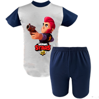 Krótka Piżama dziecięca Brawl Stars