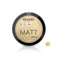 revers new skin matt - lekki puder prasowany matujący 01, 9 g
