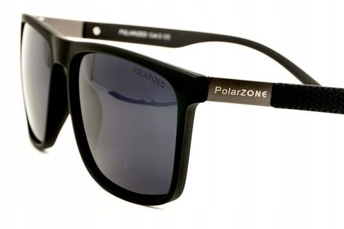 OKULARY NERDY PRZECIWSŁONECZNE POLARYZACYJNE UV KLASYCZNE CZARNE Z ETUI na Arena.pl