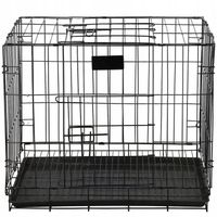KLATKA KOJEC DLA PSA PSÓW KOTA MOCNY WYBIEG METALOWA SKŁADANA 60x50x42cm