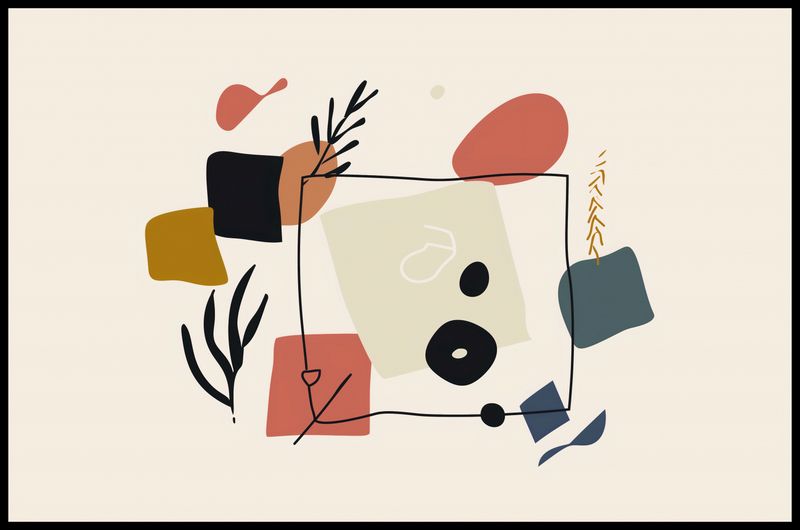 Plakat 91,5x60cm Abstrakcyjny Dialog zdjęcie 2