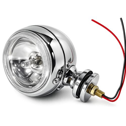 Halogeny Reflektory Motocyklowe Lightbar Chrom H3 Przełącznik USB 5V 2A na Arena.pl