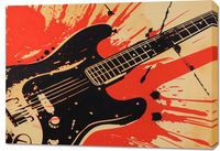 Obraz 100x70cm Gitara Elektryczna