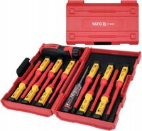 YATO KOMPLET ZESTAW WKRĘTAKÓW IZOLOWANYCH VDE 13 ELEMENTÓW ETUI YT-28295