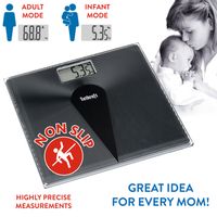 Cyfrowa Waga Łazienkowa Antypoślizgowa Duży ekran