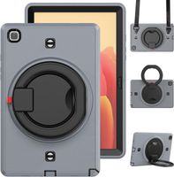 Etui do Samsung Galaxy Tab A7 10.4" Podstawka i Pasek na Ramię Szare