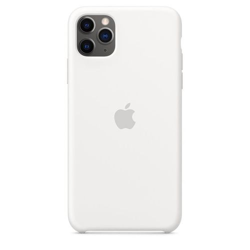 Apple Silicone Case - Silikonowe etui iPhone 11 Pro Max (biały) na Arena.pl