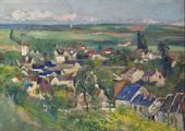 Auvers, Panoramic View, Paul Cézanne - plakat 30x20 cm