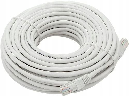 Kabel Lan sieciowy ethernet patchcord utp 30m kat5 na Arena.pl