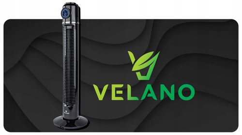 WENTYLATOR KOLUMNOWY PODŁOGOWY OSCYLACJA TIMER WYŚWIETLACZ LED PILOT na Arena.pl