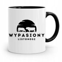 Kubek Czarny Dla Listonosza Wypasiony Listonosz Z Nadrukiem Ze Zdjęciem