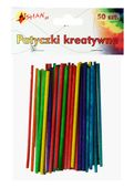 patyczki kreatywne okrągłe kolorowe 9cm 3 mm 50 szt shan