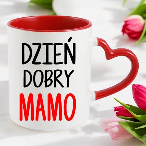 KUBEK Z NADRUKIEM PREZENT DLA MAMY ŻONY NA DZIEŃ MATKI MAMA URODZINY WZORY na Arena.pl