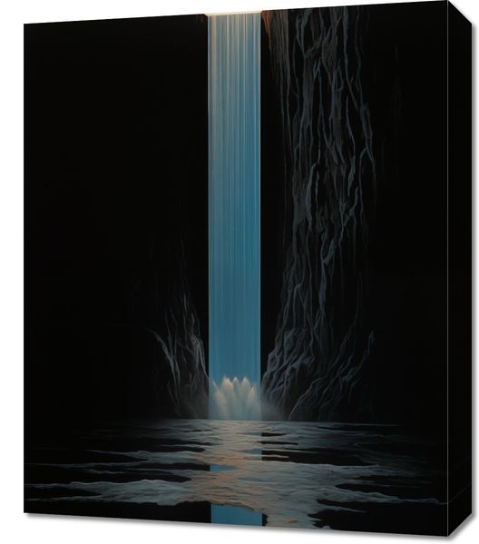 Obraz 50x60cm Wodospad Światła zdjęcie 1