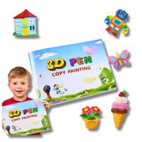 Długopis 3D Książka z Szablonami do Długopisu 3D Szablon Wzory