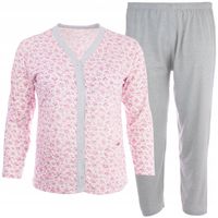 Piżama damska rozpinana bawełniana dwuczęściowa duże rozmiary XL / XXL