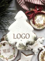 PIERNICZEK FIRMOWY LOGO CHOINKA GAŁĄZKI