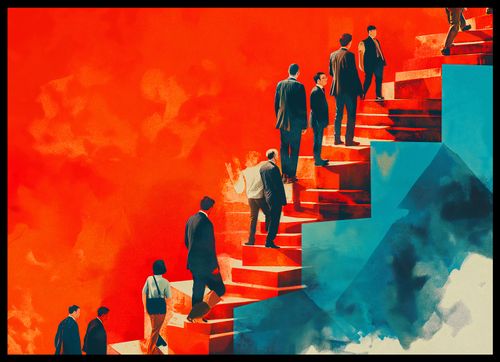 Plakat 70x50cm Metafory Sukcesu na Arena.pl