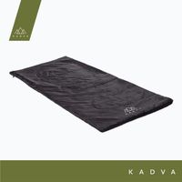Śpiwór KADVA Karvilo czarny Uni 180cm x 75cm CIENKI LEKKI TURYSTYCZNY