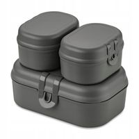 Lunchbox MINI zestaw 3 pojemników czarny KOZIOL