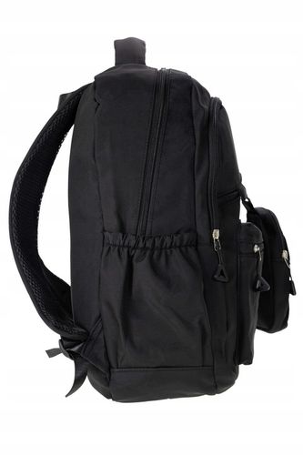 PLECAK damski męski SZKOŁA 25L LEKKI PODRÓŻNY TURYSTYCZNY czarny POJEMNY na Arena.pl