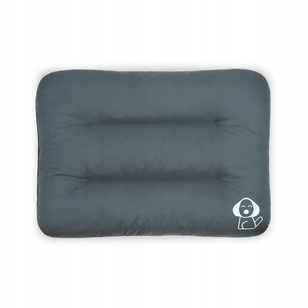 Legowisko dla psa 90x60 poducha materac GRAFIT zdjęcie 4