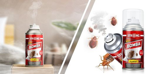 2xBOMBA STRONG NA PLUSKWY SKUTECZNY PREPARAT ŚRODEK NA PLUSKWY 150ML na Arena.pl