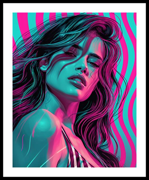Plakat 40x50cm Neonowy Wzrok zdjęcie 3