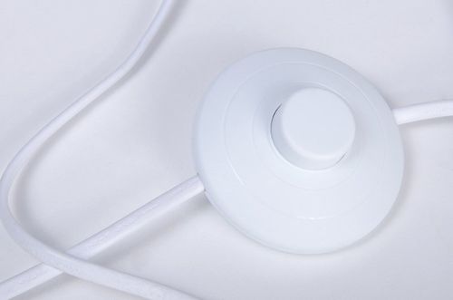 Lampa podłogowa FLAMING biała na Arena.pl