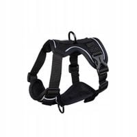 Szelki dla psa/kota regulowane czarne M AIRY