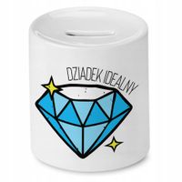 Skarbonka Dzień Dziadka Dziadek Idealny Prezent Z Nadrukiem Ze Zdjęciem