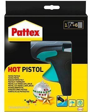 PISTOLET DO KLEJU NA GORĄCO PATTEX + 6 PAŁECZEK zdjęcie 2