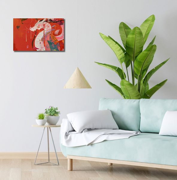 Obraz 50x30cm Orientacyjny Smok zdjęcie 2