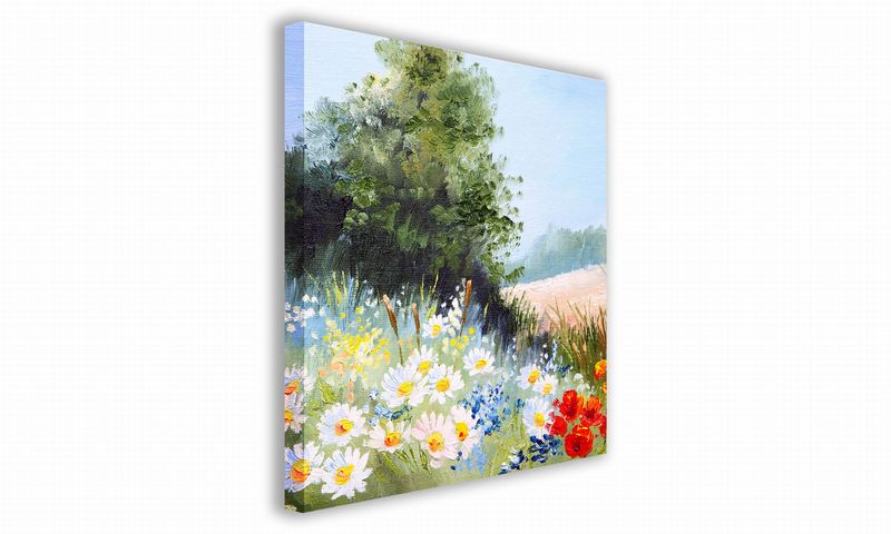 OBRAZ NA PŁÓTNIE 083 Polana 60x60cm zdjęcie 1
