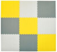 MATA PIANKOWA DUŻE PUZZLE PIANKOWE 180x180 9 SZT.