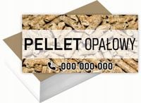 Wizytówki firmowe 200 szt WIELE RÓŻNYCH WZORÓW do wyboru PELLET OPAŁOWY
