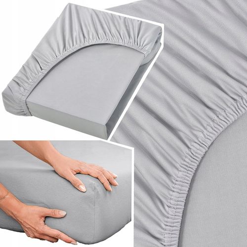 Prześcieradło 100% Bawełna CZESANA 240x220 + 30cm z GUMKĄ na wysoki na Arena.pl